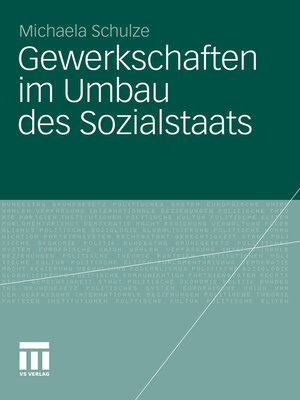 cover image of Gewerkschaften im Umbau des Sozialstaats